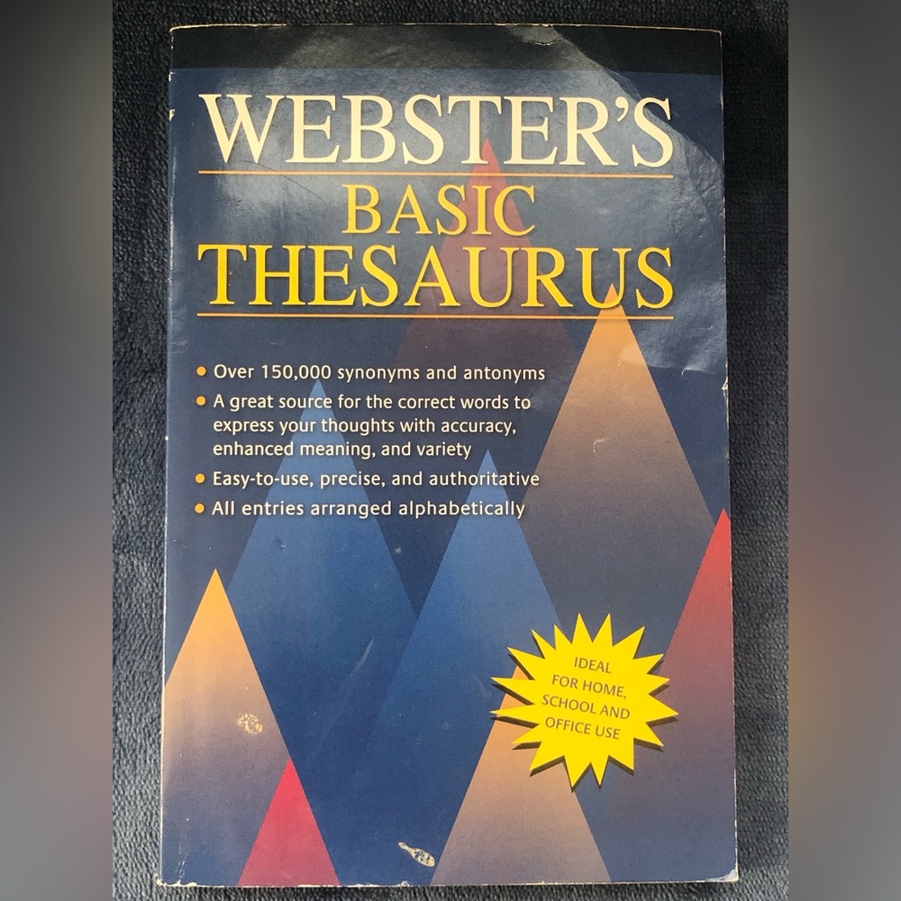 Webster’s Basic Thesaurus GREAT CONDITION